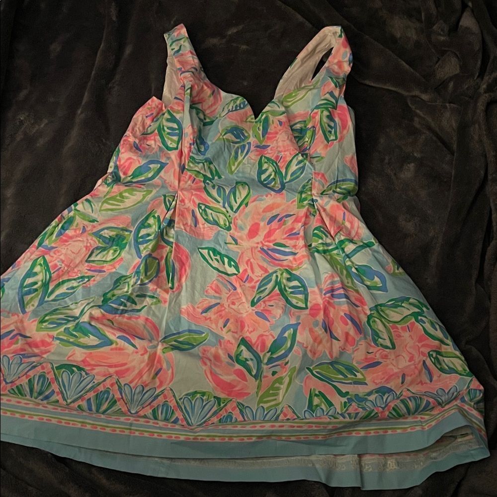 Lilly Pulitzer Linnet Watercolor Fit & Flare Dress